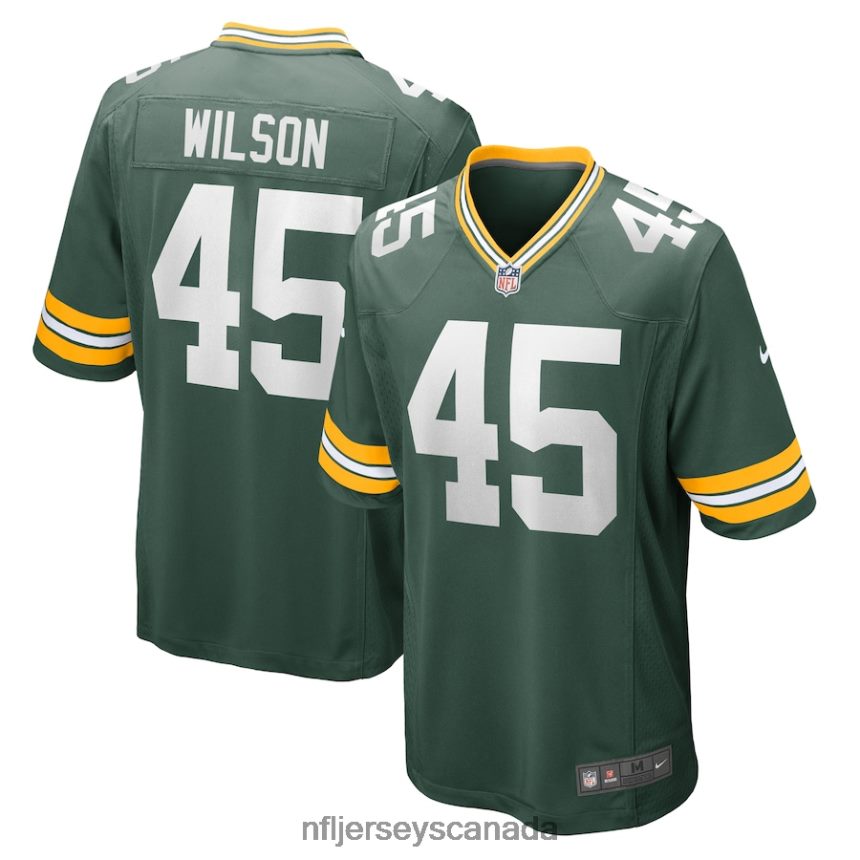 Men Green Bay Packers Eric Wilson Nike Green Home Game Player Jersey Clothing NFL TBXFR64437