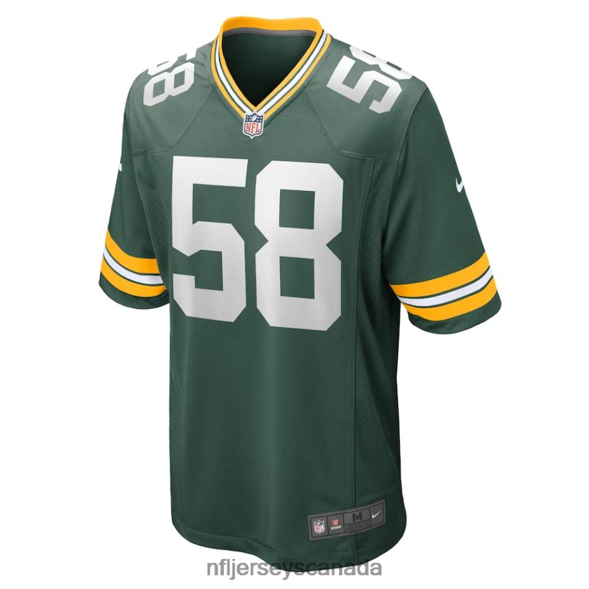 Men Green Bay Packers Isaiah McDuffie Nike Green Game Jersey Clothing NFL TBXFR64359