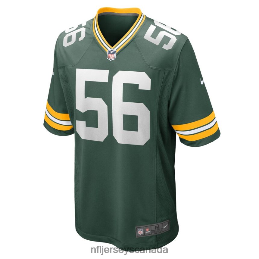 Men Green Bay Packers Jack Coco Nike Green Game Player Jersey Clothing NFL TBXFR66508