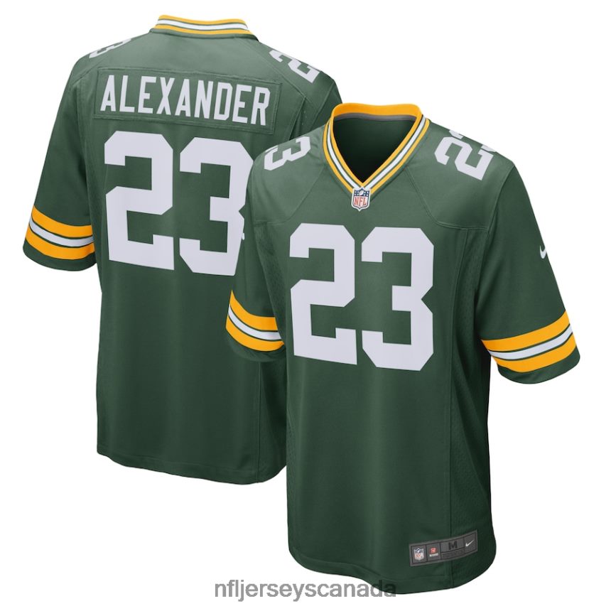 Men Green Bay Packers Jaire Alexander Nike Green Game Team Jersey Clothing NFL TBXFR63764