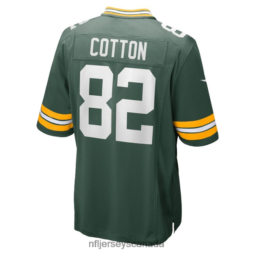 Men Green Bay Packers Jeff Cotton Nike Green Home Game Player Jersey Clothing NFL TBXFR64919