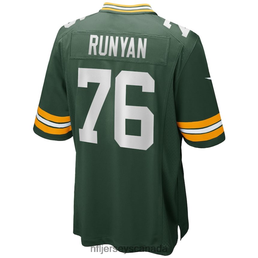 Men Green Bay Packers Jon Runyan Nike Green Player Game Jersey Clothing NFL TBXFR65933