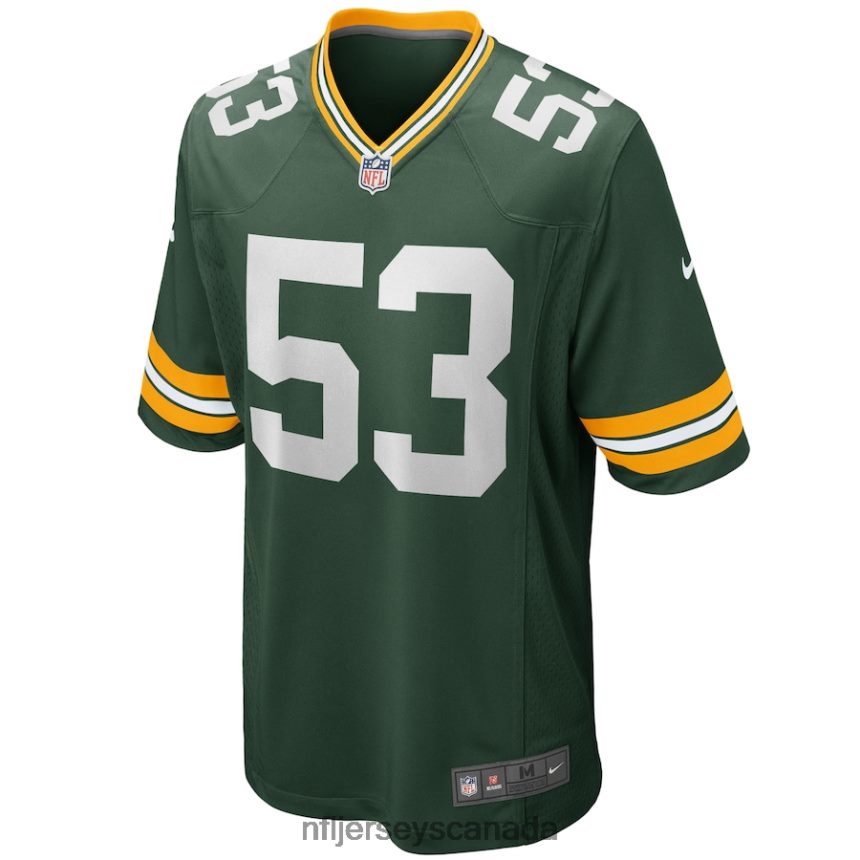 Men Green Bay Packers Jonathan Garvin Nike Green Player Game Jersey Clothing NFL TBXFR62064