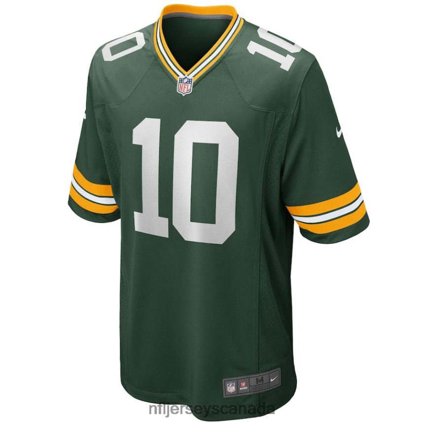 Men Green Bay Packers Jordan Love Nike Green Player Game Jersey Clothing NFL TBXFR622