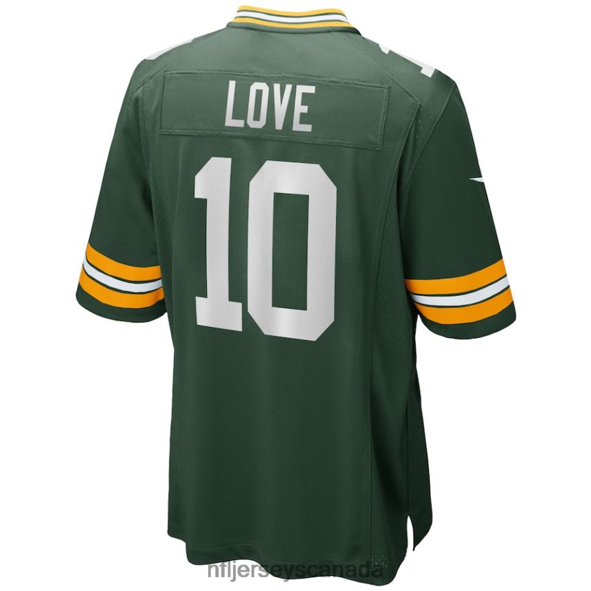 Men Green Bay Packers Jordan Love Nike Green Player Game Jersey Clothing NFL TBXFR622