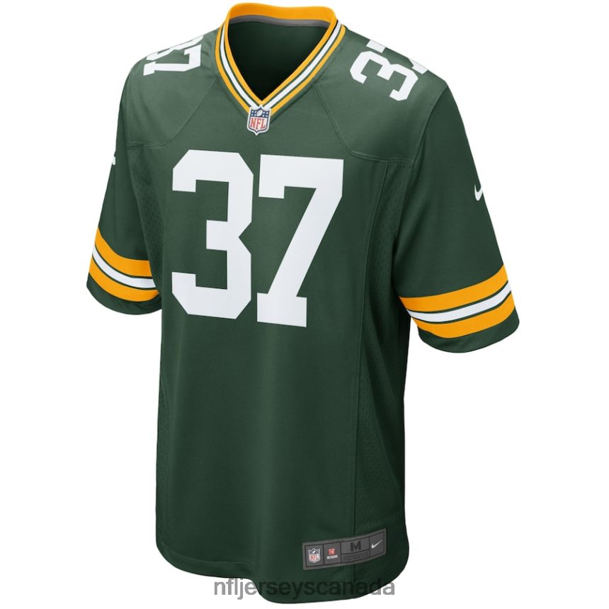 Men Green Bay Packers Josh Jackson Nike Green Game Player Jersey Clothing NFL TBXFR64982