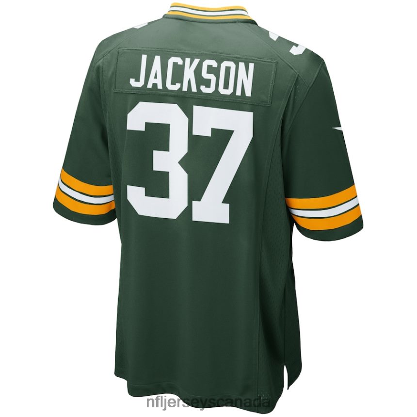 Men Green Bay Packers Josh Jackson Nike Green Game Player Jersey Clothing NFL TBXFR64982