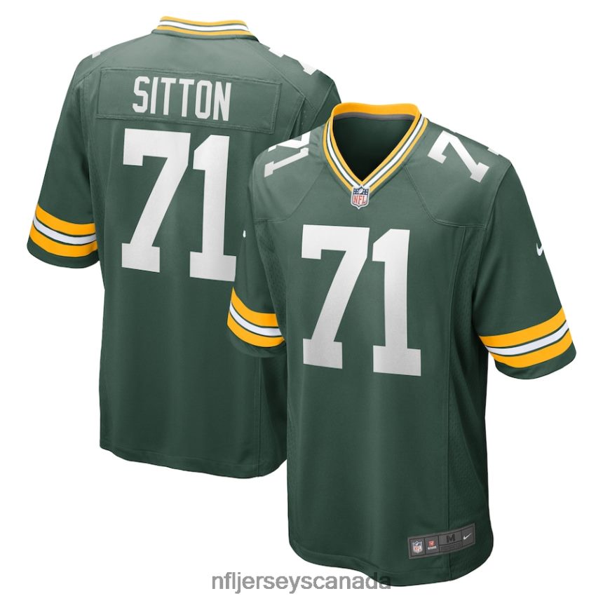 Men Green Bay Packers Josh Sitton Nike Green Retired Game Jersey Clothing NFL TBXFR64885