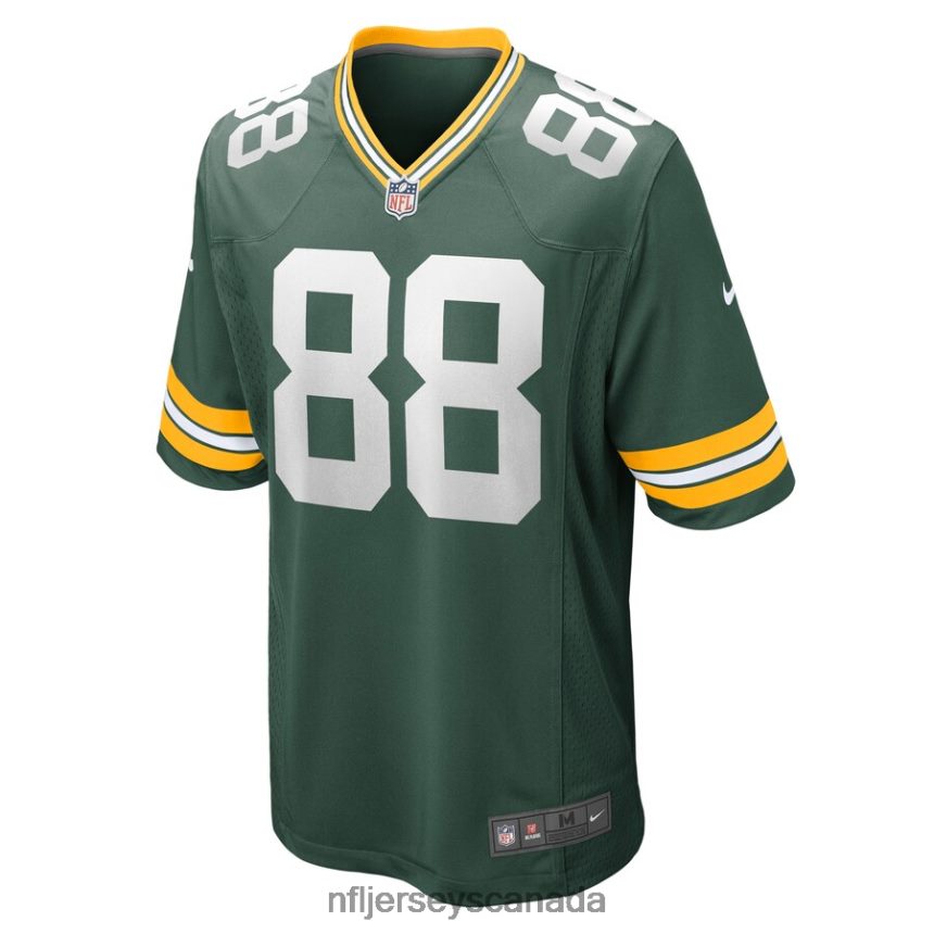 Men Green Bay Packers Juwann Winfree Nike Green Game Jersey Clothing NFL TBXFR66104