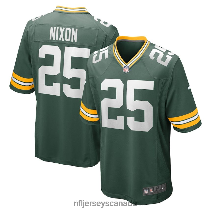 Men Green Bay Packers Keisean Nixon Nike Green Game Player Jersey Clothing NFL TBXFR61239