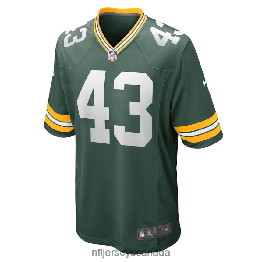 Men Green Bay Packers Kiondre Thomas Nike Green Game Player Jersey Clothing NFL TBXFR66235