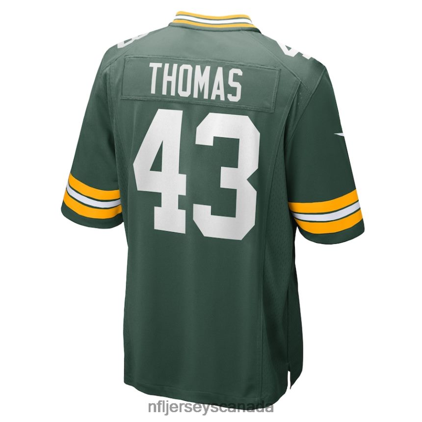 Men Green Bay Packers Kiondre Thomas Nike Green Game Player Jersey Clothing NFL TBXFR66235