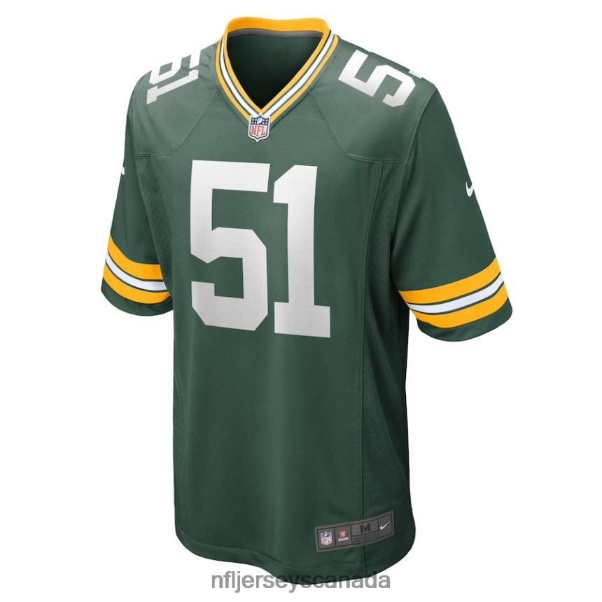 Men Green Bay Packers Krys Barnes Nike Green Game Player Jersey Clothing NFL TBXFR65674
