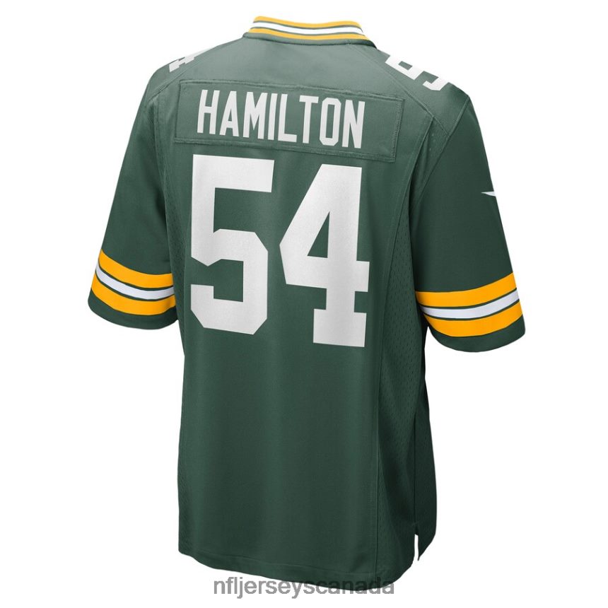 Men Green Bay Packers La\Darius Hamilton Nike Green Game Jersey Clothing NFL TBXFR66827