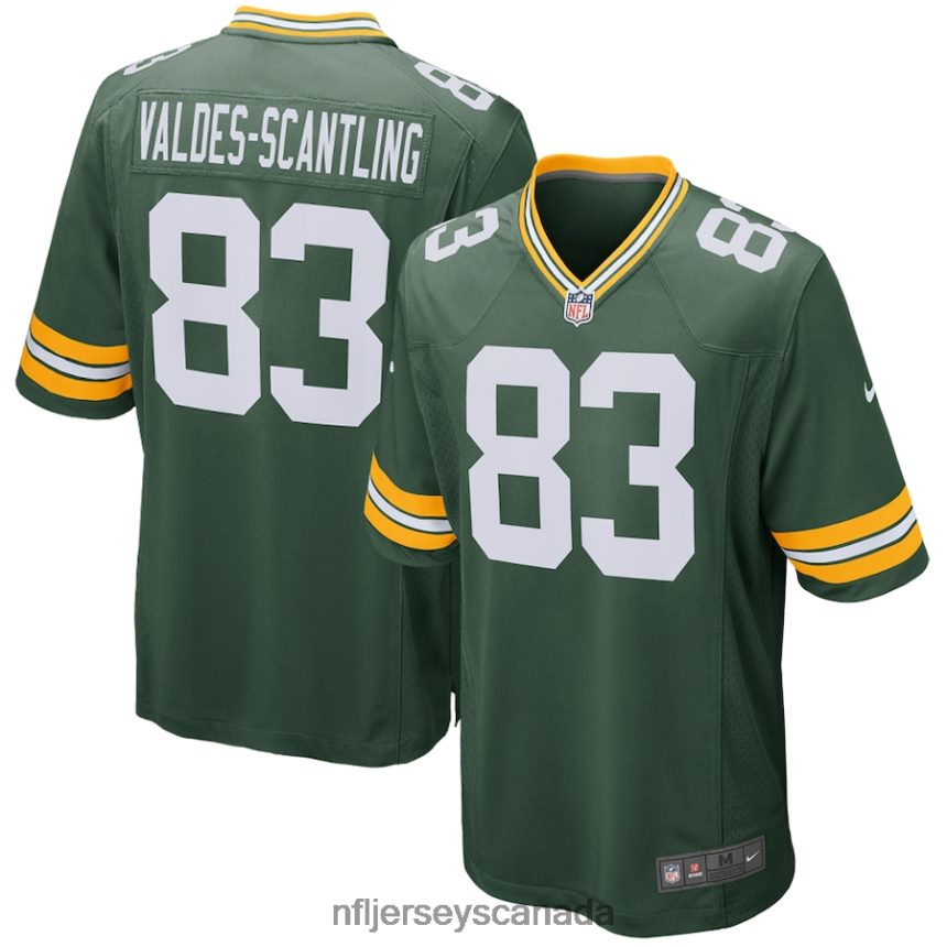 Men Green Bay Packers Marquez Valdes-Scantling Nike Green Game Player Jersey Clothing NFL TBXFR65351