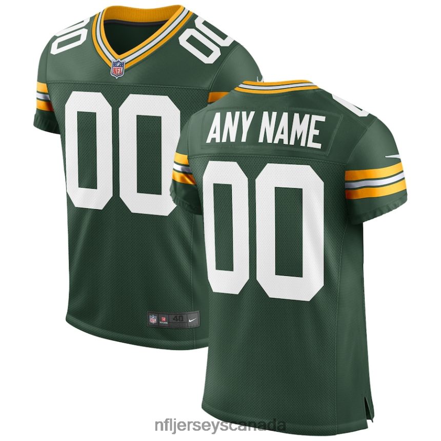 Men Green Bay Packers Nike Green Classic Custom Elite Jersey Clothing NFL TBXFR65090