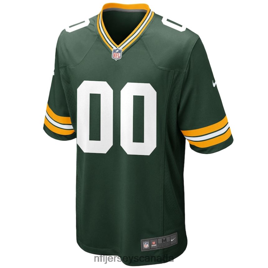 Men Green Bay Packers Nike Green Custom Team Game Jersey Clothing NFL TBXFR6164