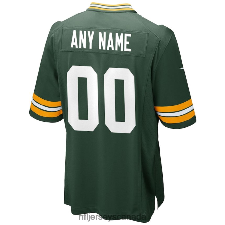 Men Green Bay Packers Nike Green Custom Team Game Jersey Clothing NFL TBXFR6164