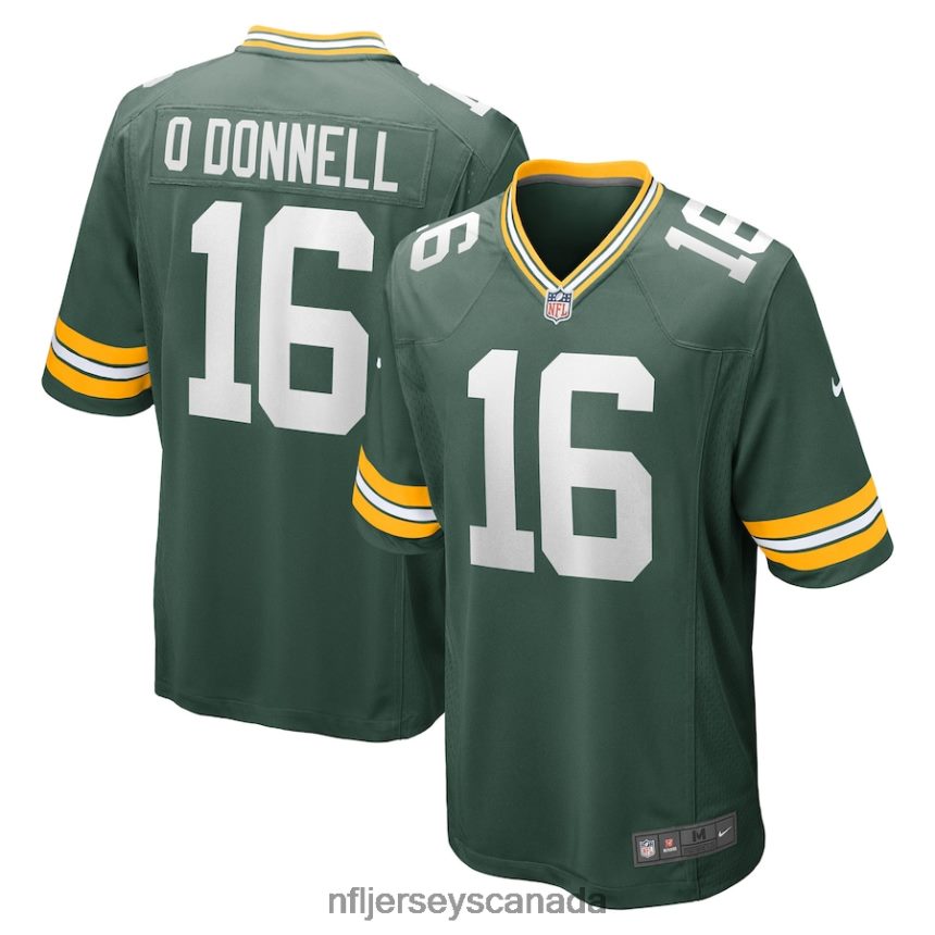 Men Green Bay Packers Pat ODonnell Nike Green Game Player Jersey Clothing NFL TBXFR64355