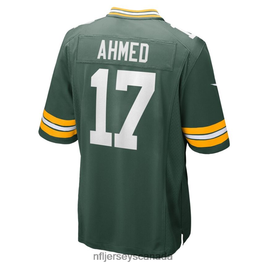 Men Green Bay Packers Ramiz Ahmed Nike Green Home Game Player Jersey Clothing NFL TBXFR66823