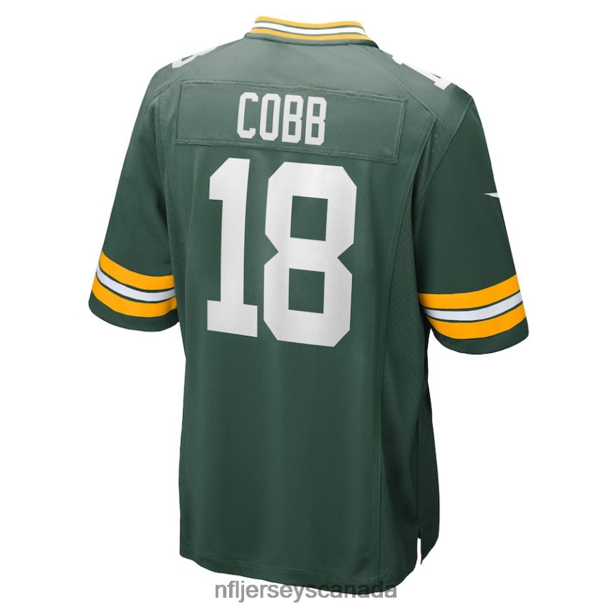 Men Green Bay Packers Randall Cobb Nike Green Game Jersey Clothing NFL TBXFR62584