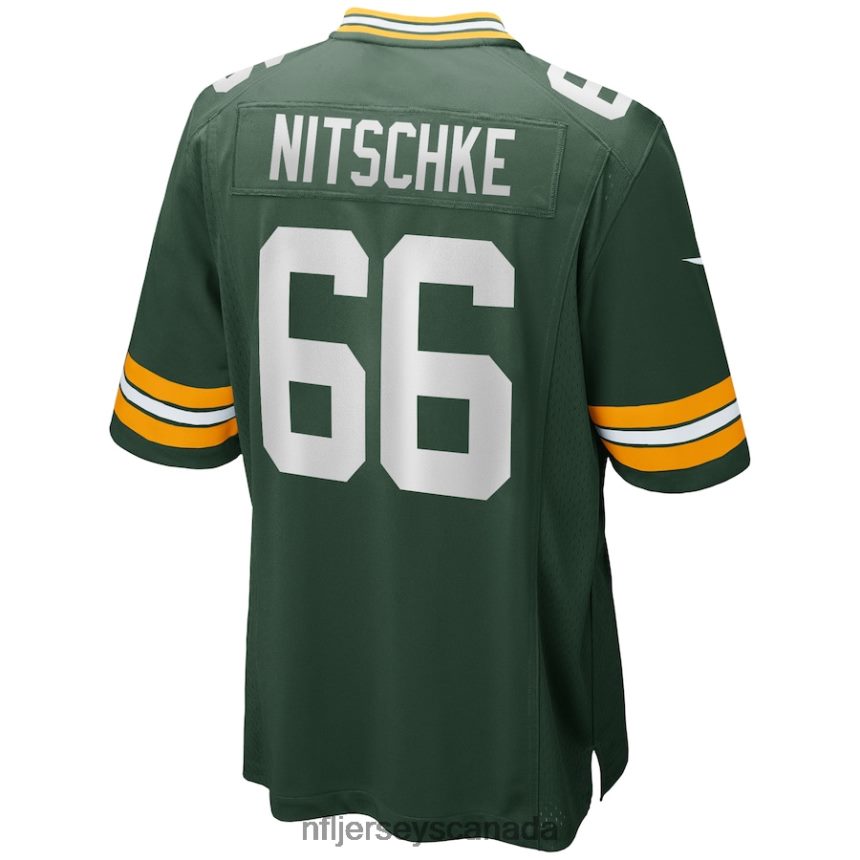 Men Green Bay Packers Ray Nitschke Nike Green Game Retired Player Jersey Clothing NFL TBXFR6922