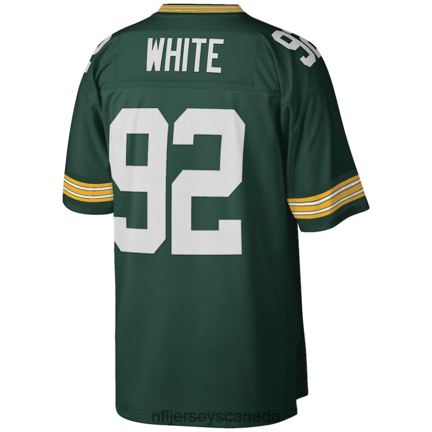 Men Green Bay Packers Reggie White Mitchell  Ness Green Big  Tall 1996 Retired Player Replica Jersey Clothing NFL TBXFR61792