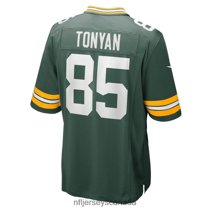 Men Green Bay Packers Robert Tonyan Nike Green Game Jersey Clothing NFL TBXFR61253
