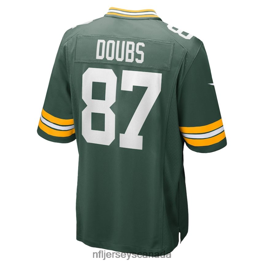 Men Green Bay Packers Romeo Doubs Nike Green Game Player Jersey Clothing NFL TBXFR61928