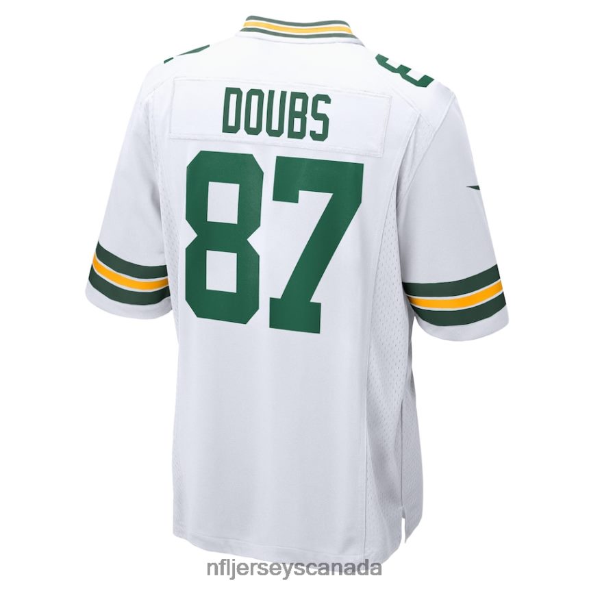 Men Green Bay Packers Romeo Doubs Nike White Game Player Jersey Clothing NFL TBXFR63513