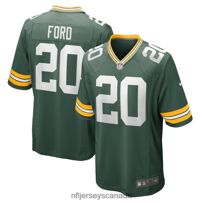Men Green Bay Packers Rudy Ford Nike Green Game Player Jersey Clothing NFL TBXFR64357