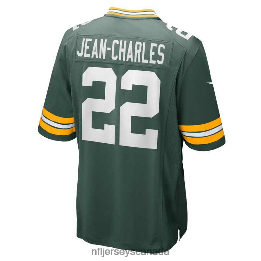Men Green Bay Packers Shemar Jean-Charles Nike Green Game Player Jersey Clothing NFL TBXFR66583