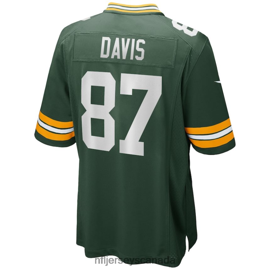 Men Green Bay Packers Willie Davis Nike Green Game Retired Player Jersey Clothing NFL TBXFR64425