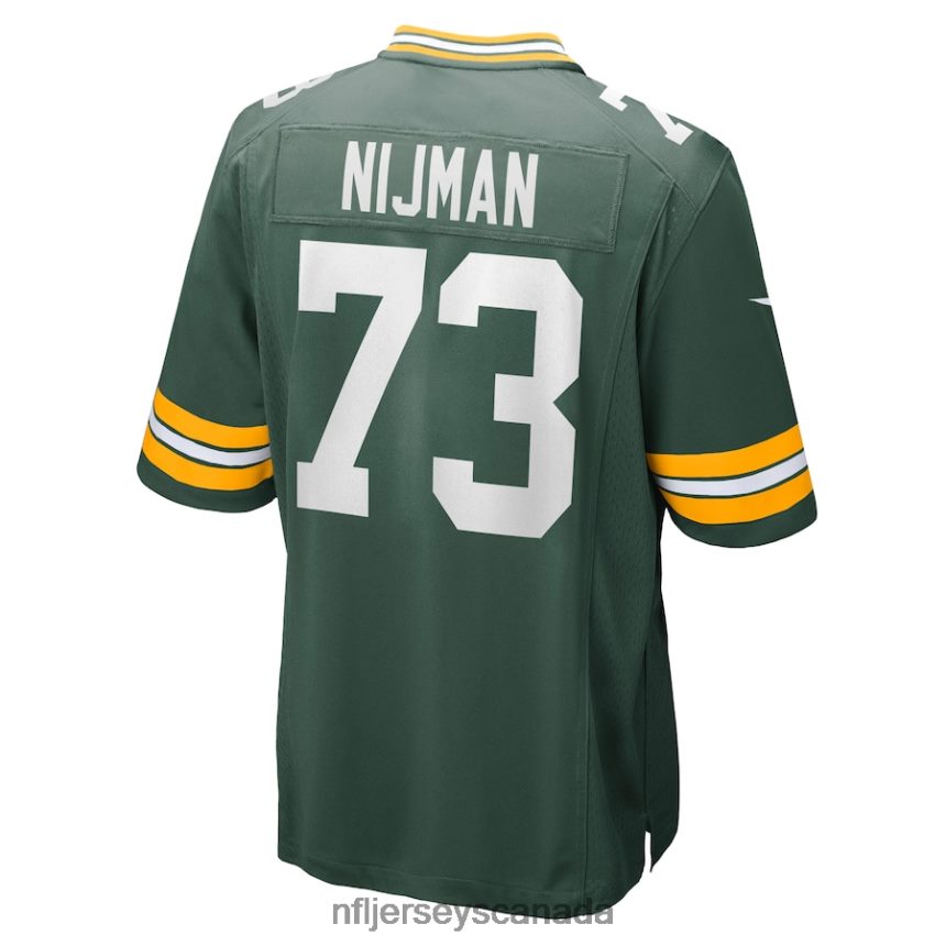 Men Green Bay Packers Yosh Nijman Nike Green Game Jersey Clothing NFL TBXFR66912