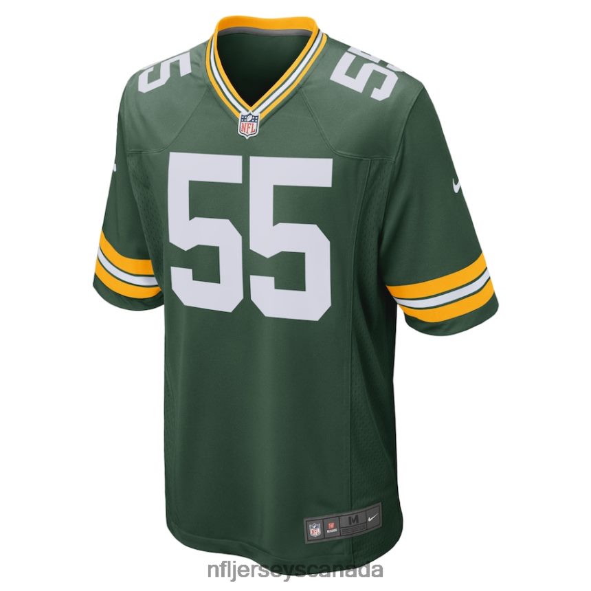 Men Green Bay Packers Za\Darius Smith Nike Green Game Team Jersey Clothing NFL TBXFR61605