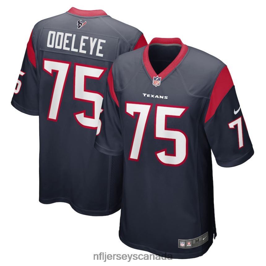 Men Houston Texans Adedayo Odeleye Nike Navy Game Player Jersey Clothing NFL TBXFR66655