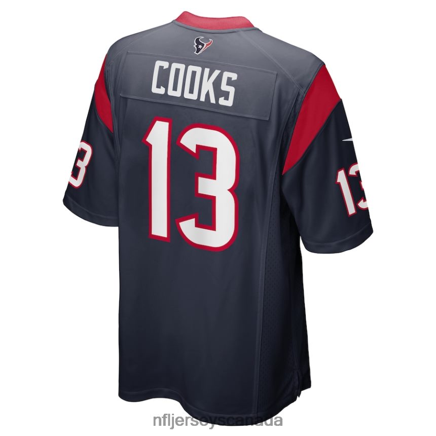 Men Houston Texans Brandin Cooks Nike Navy Game Jersey Clothing NFL TBXFR63403