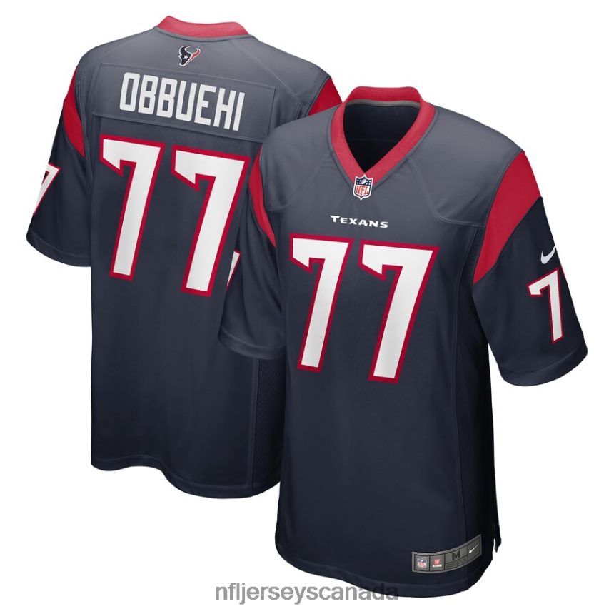 Men Houston Texans Cedric Ogbuehi Nike Navy Game Jersey Clothing NFL TBXFR65740