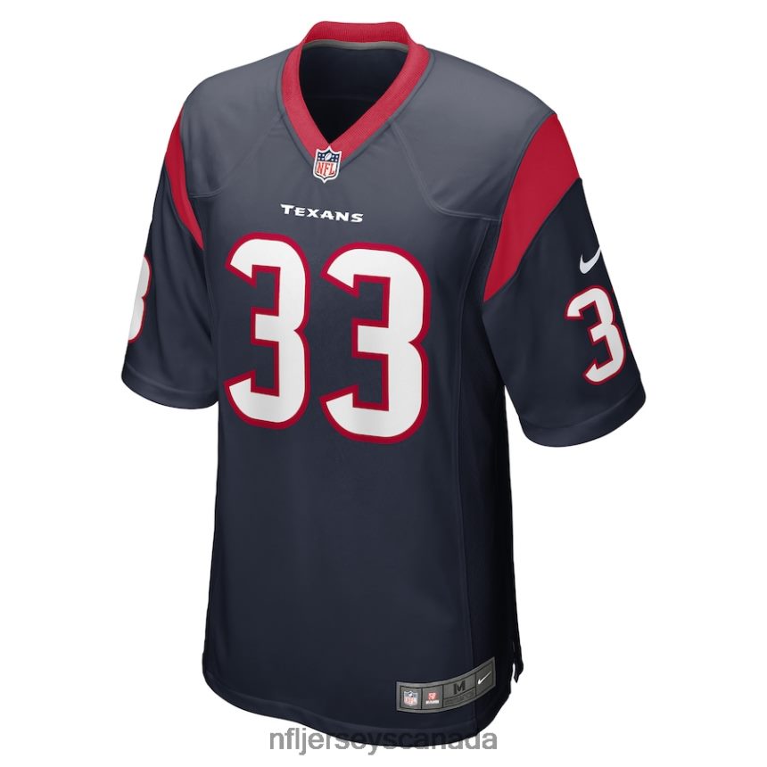 Men Houston Texans Dare Ogunbowale Nike Navy Game Player Jersey Clothing NFL TBXFR66316