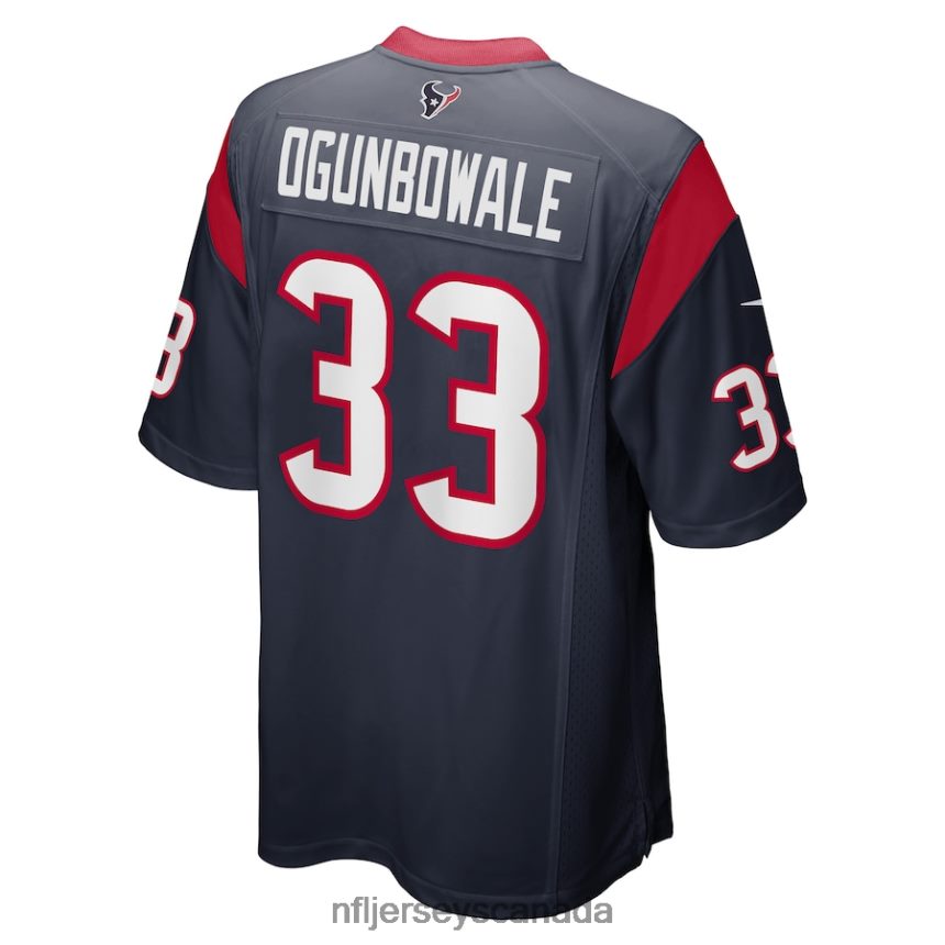 Men Houston Texans Dare Ogunbowale Nike Navy Game Player Jersey Clothing NFL TBXFR66316