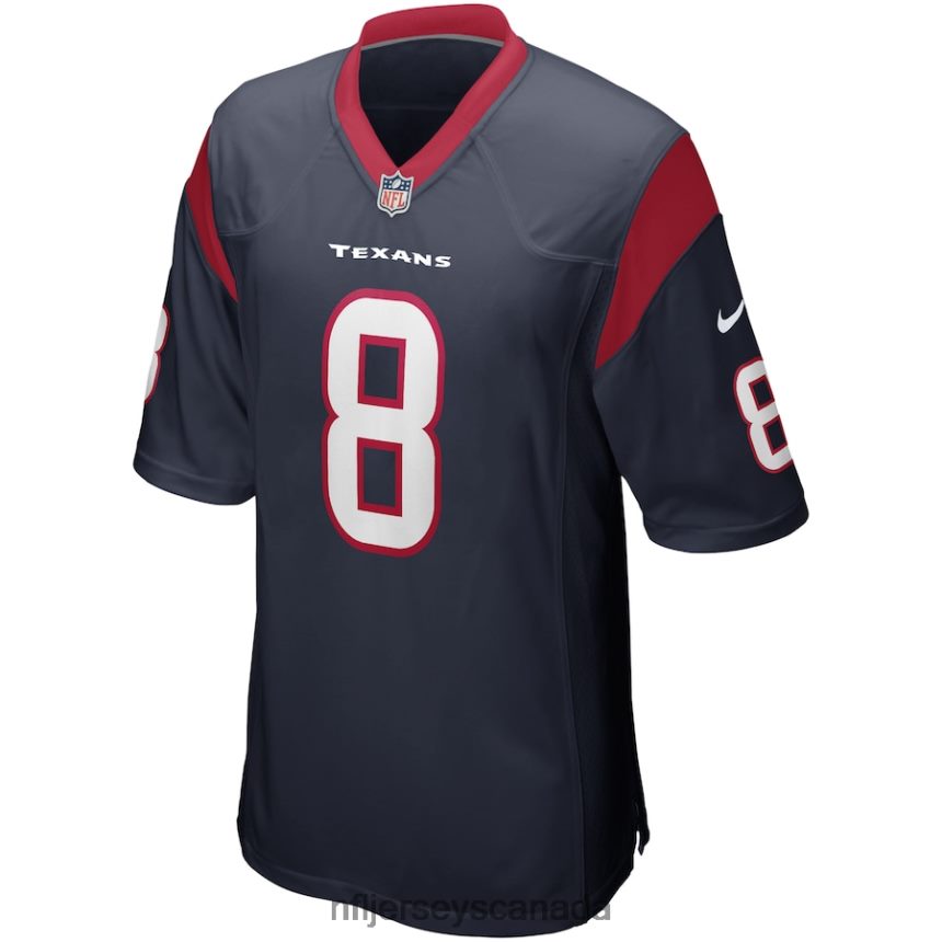 Men Houston Texans David Carr Nike Navy Game Retired Player Jersey Clothing NFL TBXFR64206