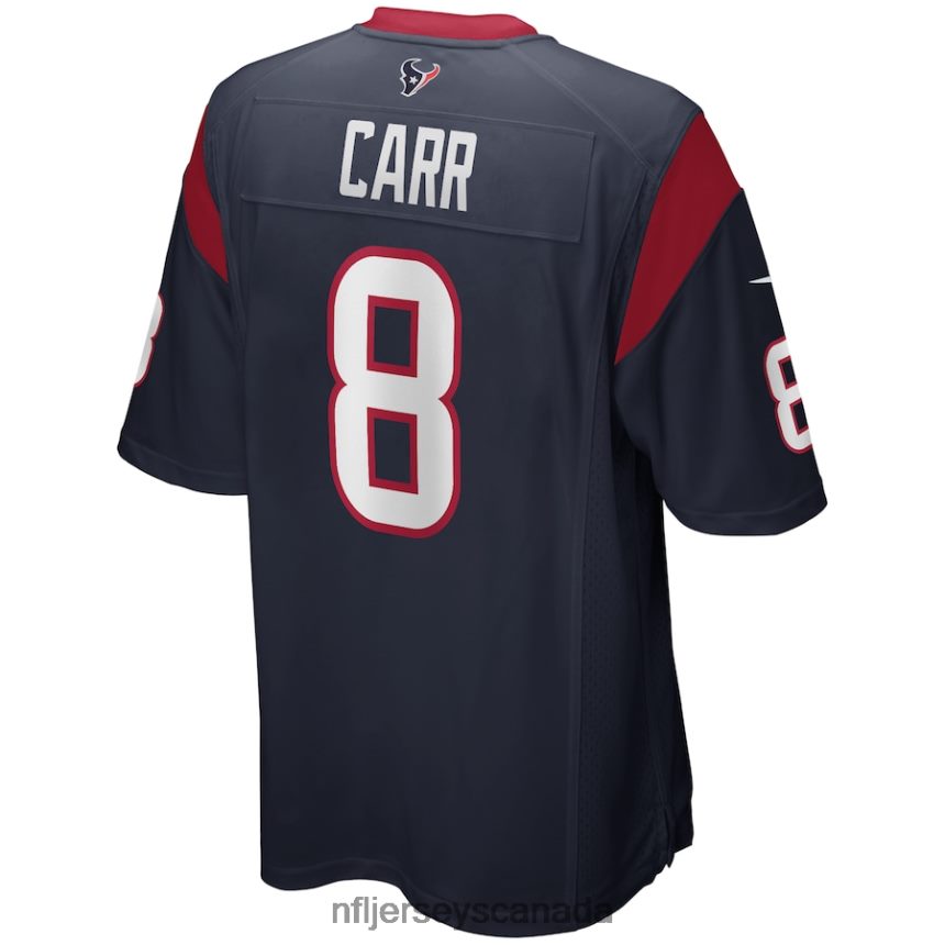 Men Houston Texans David Carr Nike Navy Game Retired Player Jersey Clothing NFL TBXFR64206