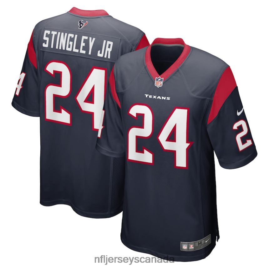 Men Houston Texans Derek Stingley Jr Nike Navy Player Game Jersey Clothing NFL TBXFR62559