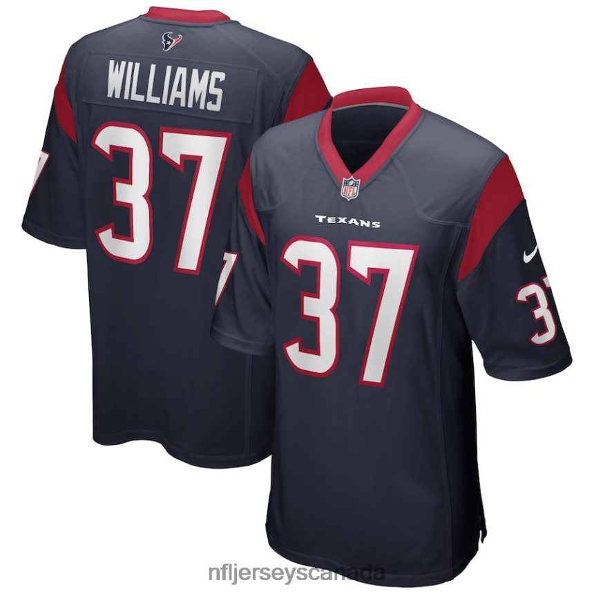 Men Houston Texans Domanick Williams Nike Navy Game Retired Player Jersey Clothing NFL TBXFR65884