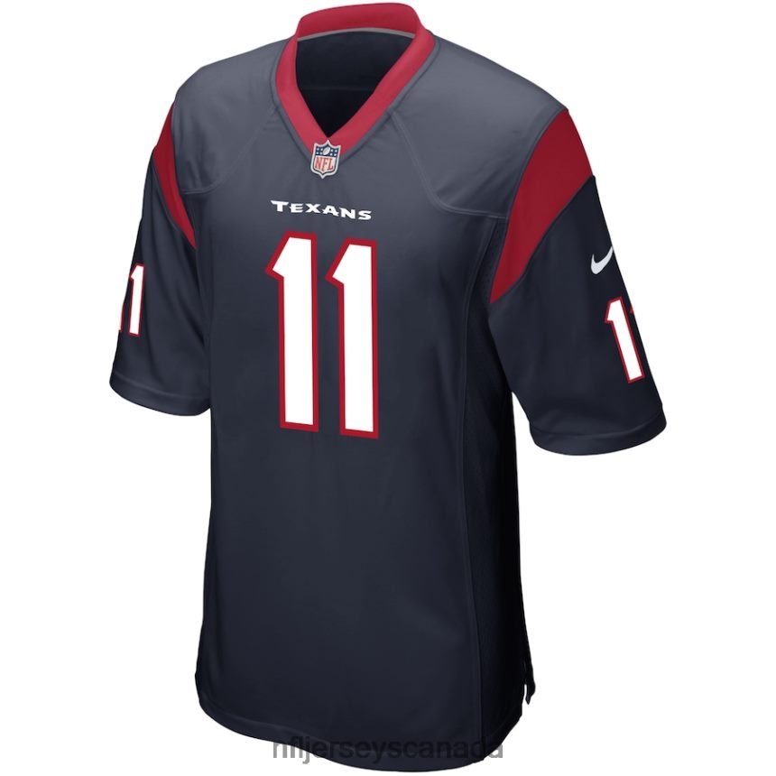 Men Houston Texans Jaelen Strong Nike Navy Game Jersey Clothing NFL TBXFR64977