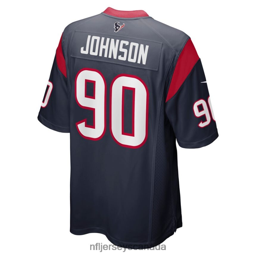 Men Houston Texans Jaleel Johnson Nike Navy Player Game Jersey Clothing NFL TBXFR64390