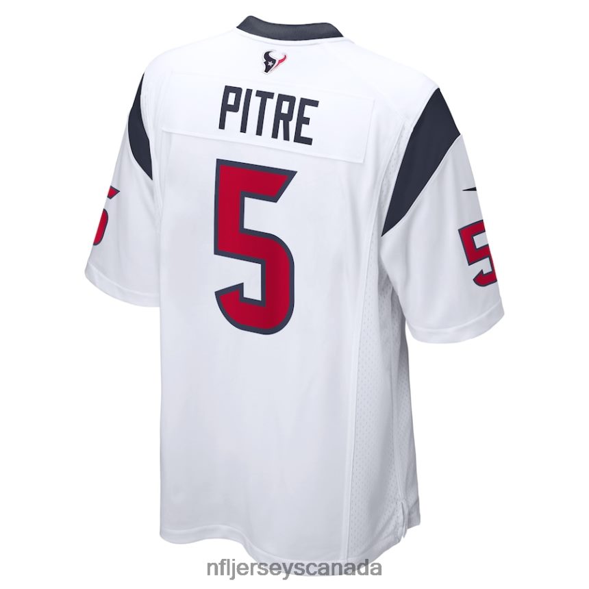 Men Houston Texans Jalen Pitre Nike White Game Player Jersey Clothing NFL TBXFR6984