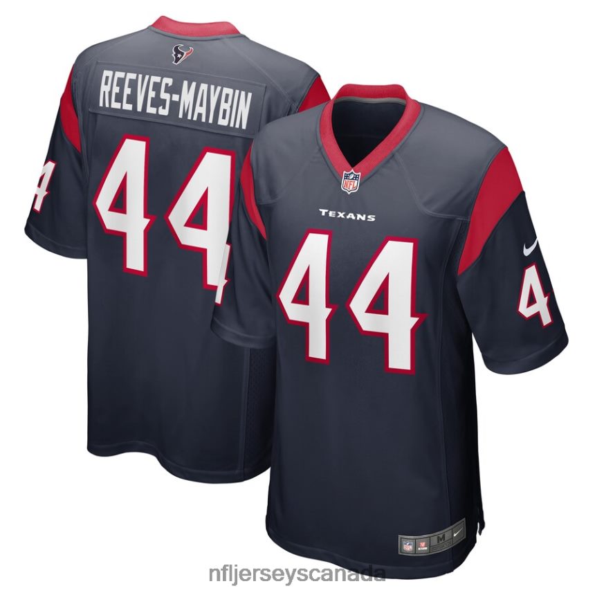 Men Houston Texans Jalen Reeves-Maybin Nike Navy Game Player Jersey Clothing NFL TBXFR66671