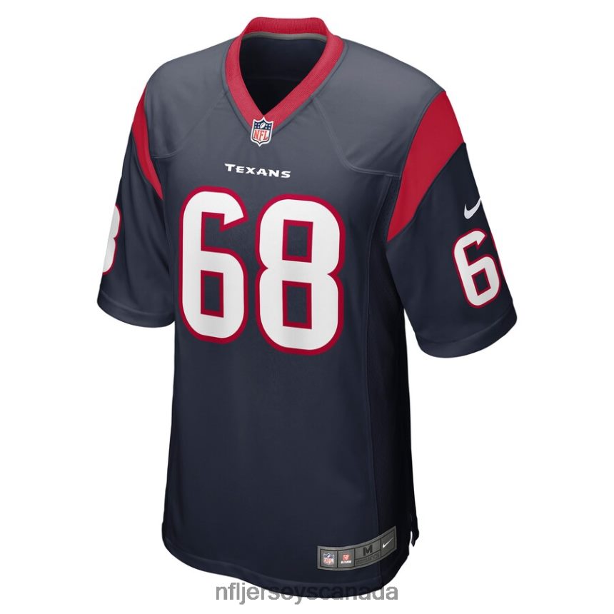 Men Houston Texans Justin Britt Nike Navy Game Jersey Clothing NFL TBXFR66637