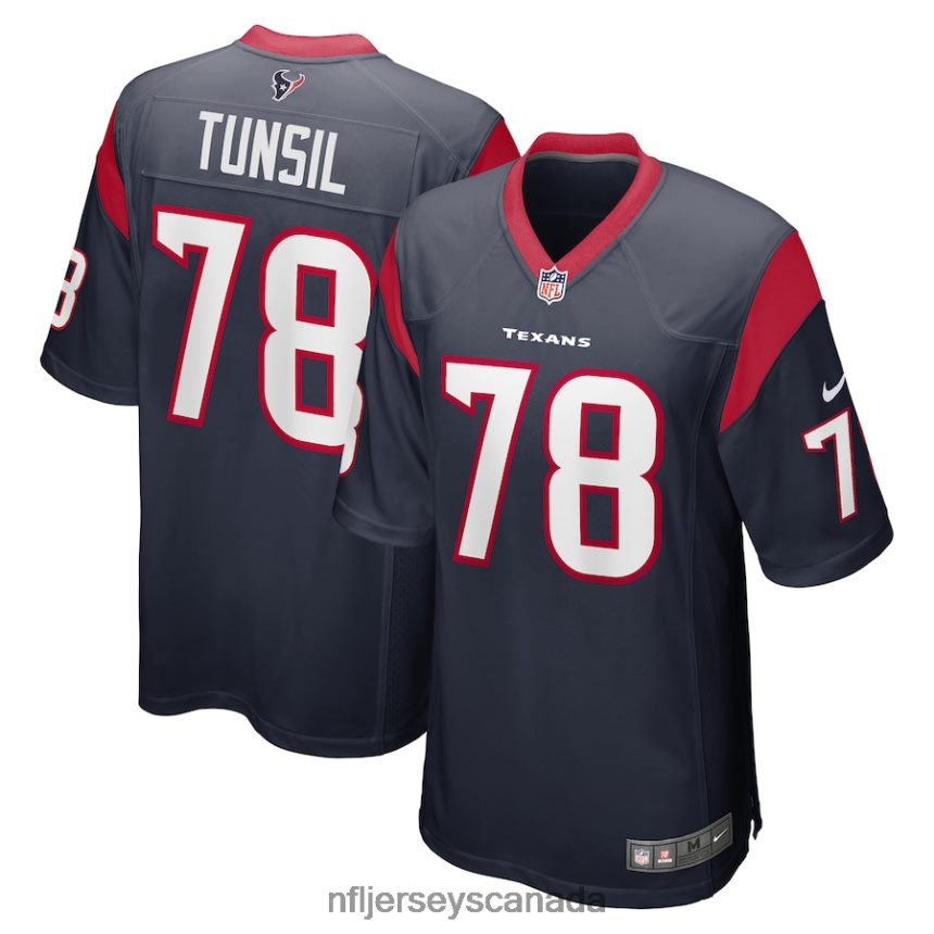 Men Houston Texans Laremy Tunsil Nike Navy Game Jersey Clothing NFL TBXFR61110